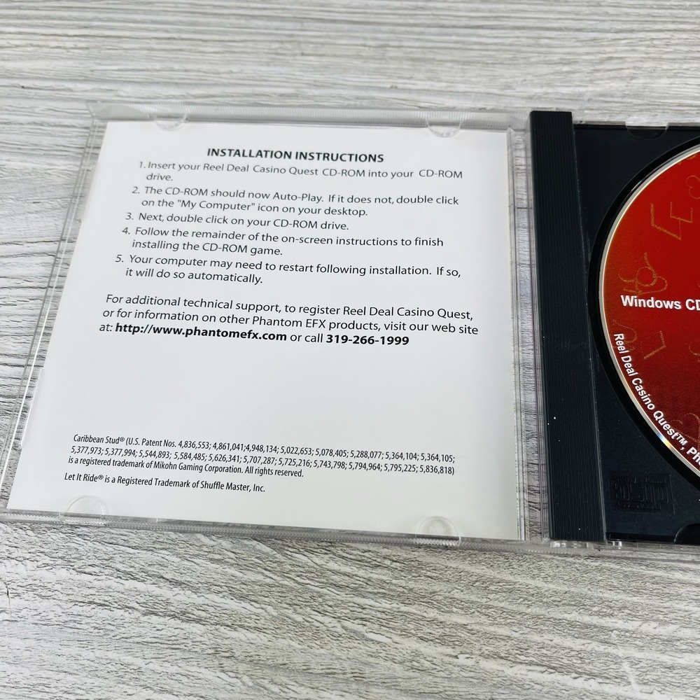 Reel Deal Casino Quest (PC CD ROM, 2002) Complete!  Tested Works - Picture 7 of 12